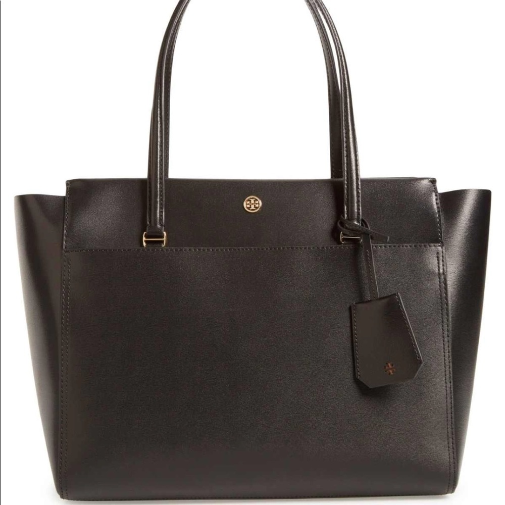SOLD Tory burch Black Parker tote